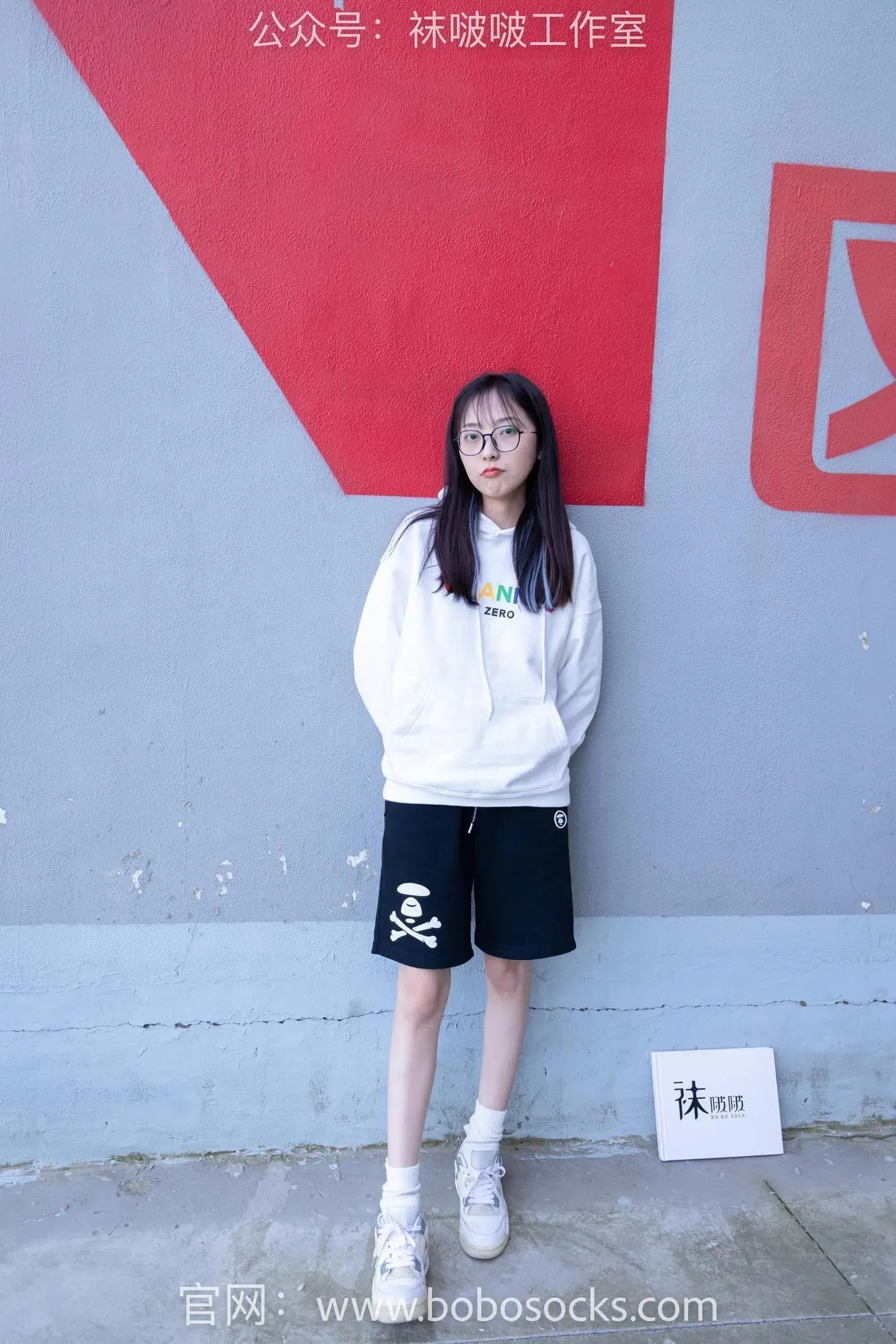 [BoBoSocks袜啵啵]NO.103 稚予-AJ篮球鞋、白棉袜、裸足 [134P]插图3